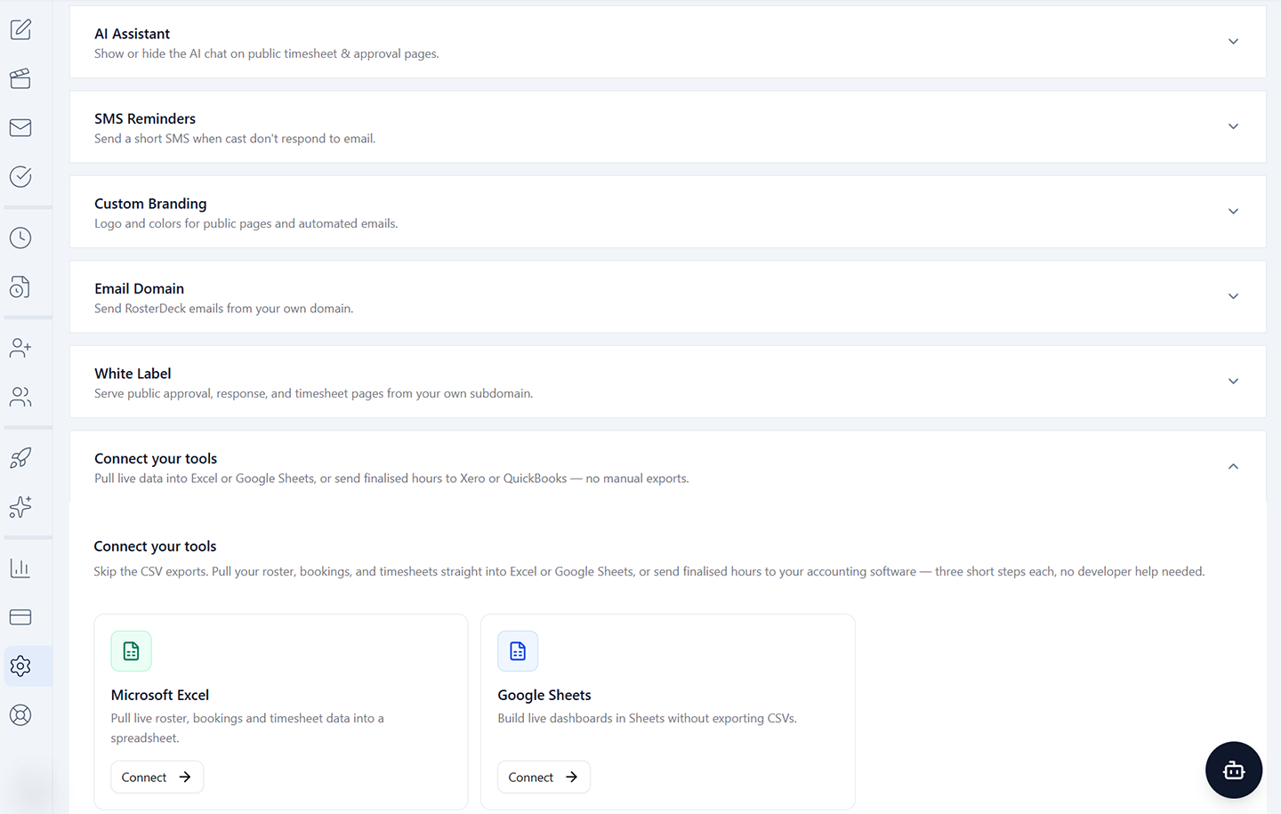 Custom Settings Showcase
