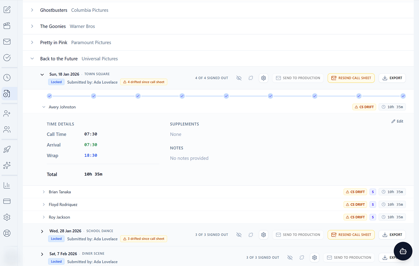 Digital Timesheets Showcase